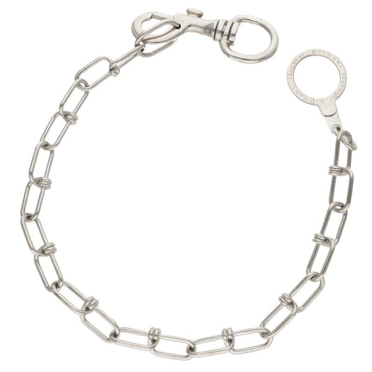 BVLGARI Stainless Steel Wallet Chain Silver Size ONE SIZE