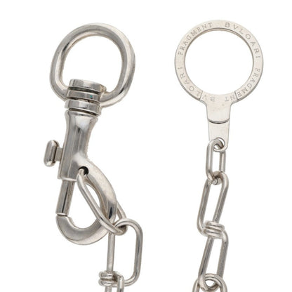 BVLGARI Stainless Steel Wallet Chain Silver Size ONE SIZE