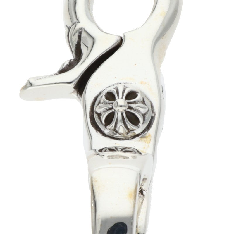 Chrome Hearts Quick Clip Cross Ball Silver Keychain