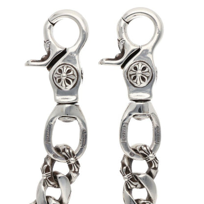 Chrome Hearts 2 Clip Short Fancy Silver Wallet Size ONE SIZE