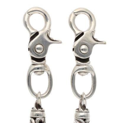 Chrome Hearts 2-Clip 9-Link Long Wallet Chain Size 9LINK