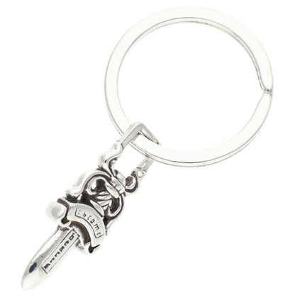Chrome Hearts #5 DAGGER Silver Key Ring Size ONE SIZE