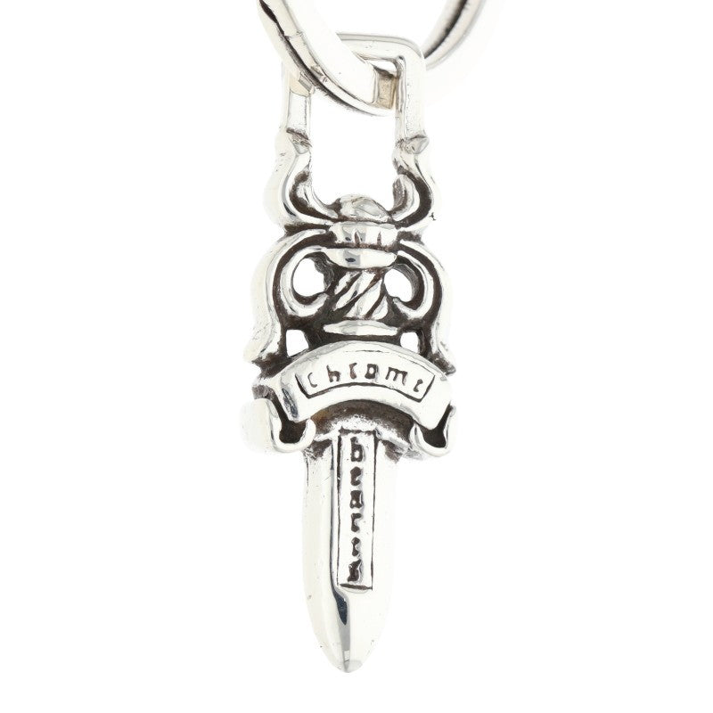 Chrome Hearts #5 DAGGER Silver Key Ring Size ONE SIZE