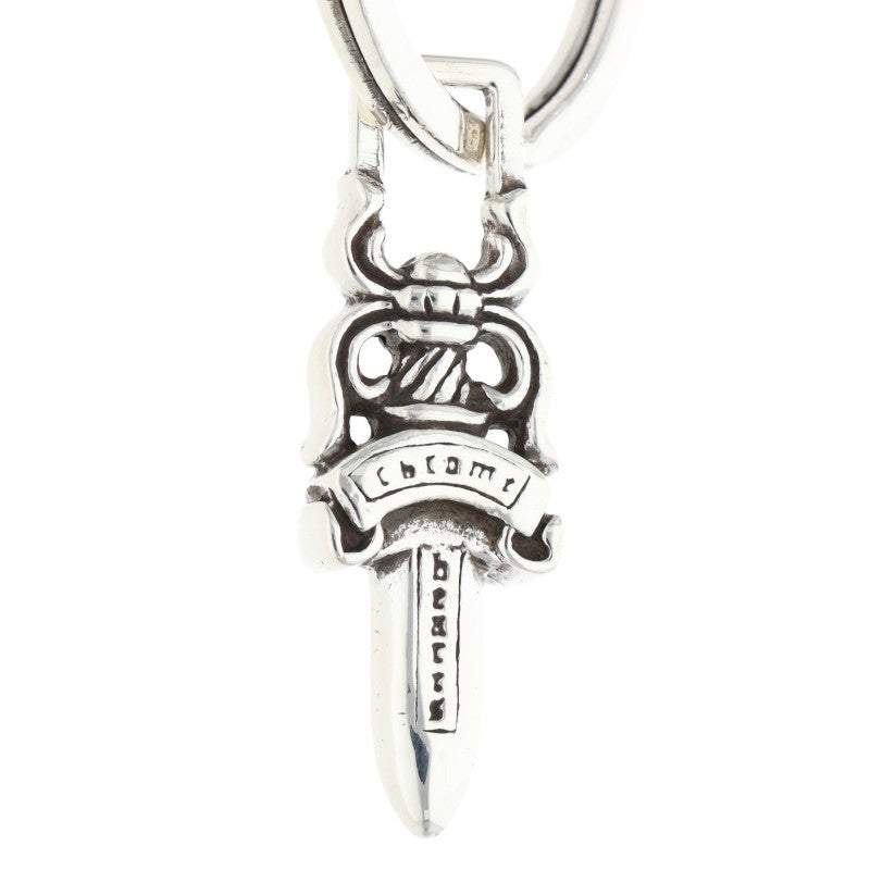 Chrome Hearts #5 DAGGER Silver Key Ring Size ONE SIZE