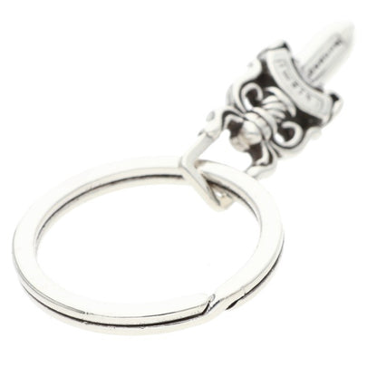 Chrome Hearts #5 DAGGER Silver Key Ring Size ONE SIZE