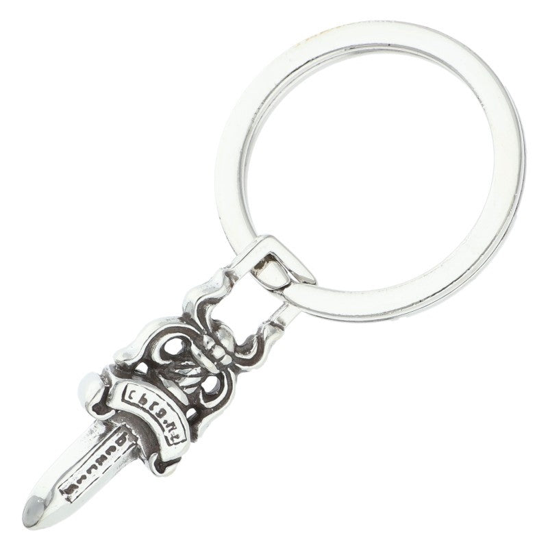 Chrome Hearts #5 DAGGER Silver Key Ring Size ONE SIZE