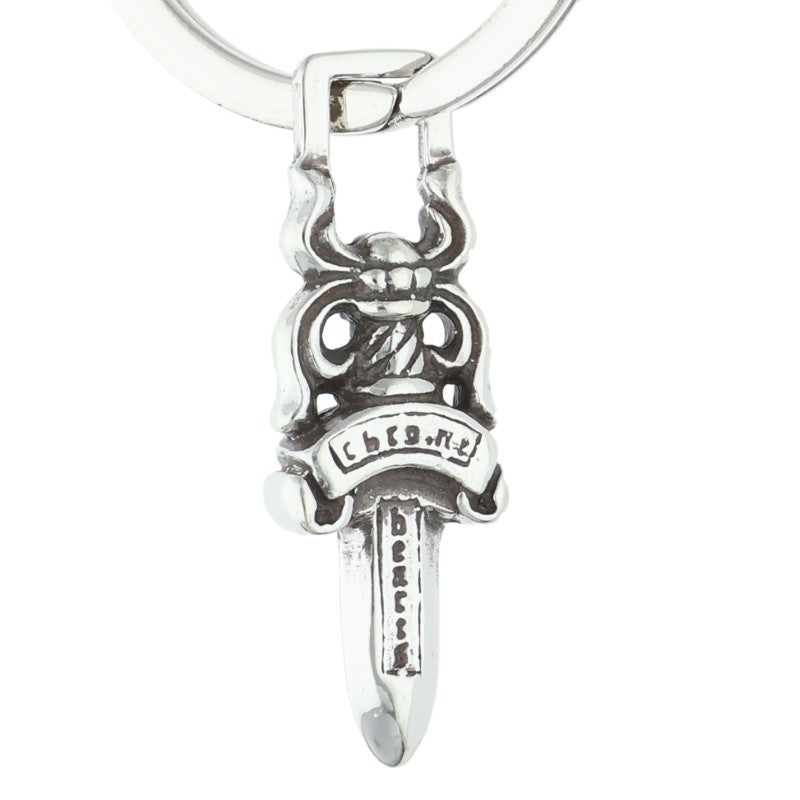 Chrome Hearts #5 DAGGER Silver Key Ring Size ONE SIZE