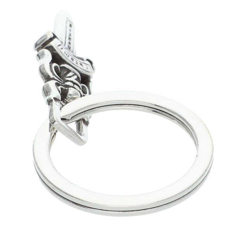 Chrome Hearts #5 DAGGER Silver Key Ring Size ONE SIZE