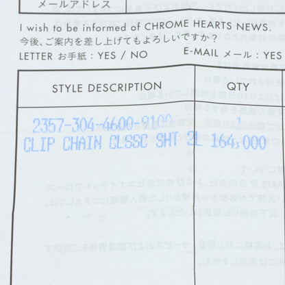 Chrome Hearts CLP CHN CLASSIC-S Key Chain Wallet Size ONE SIZE