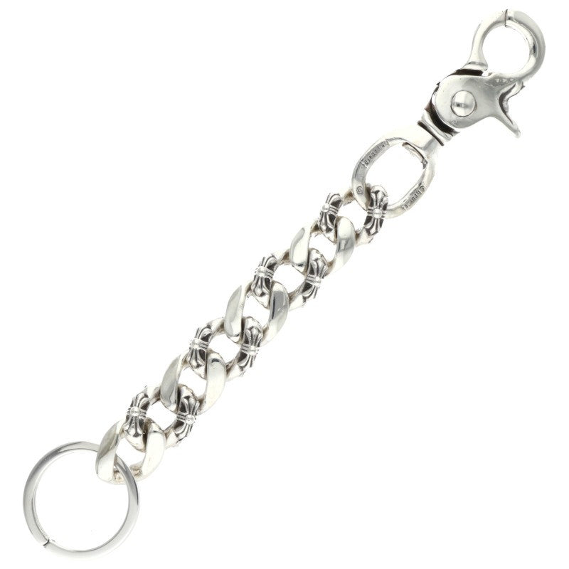 Chrome Hearts CLP CHN FANCY-L Silver Wallet