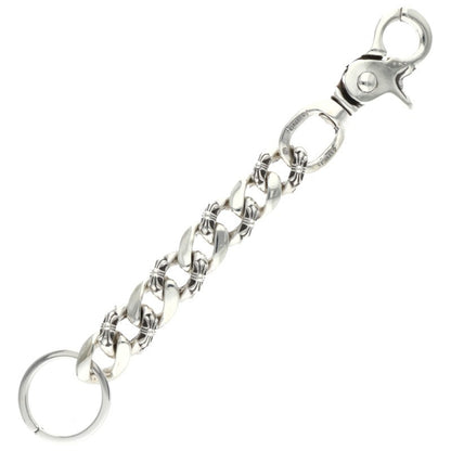 Chrome Hearts CLP CHN FANCY-L Silver Wallet