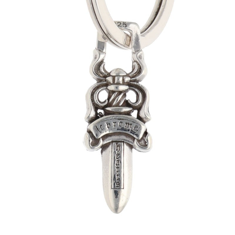 Chrome Hearts CLP CHN CLASSIC-S Key Chain Wallet Size Silver