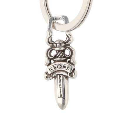 Chrome Hearts CLP CHN CLASSIC-S Key Chain Wallet Size Silver