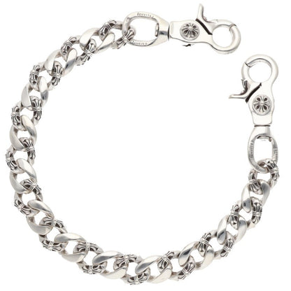 Chrome Hearts 2-Clip Short Fancy Wallet Chain Size ONE SIZE