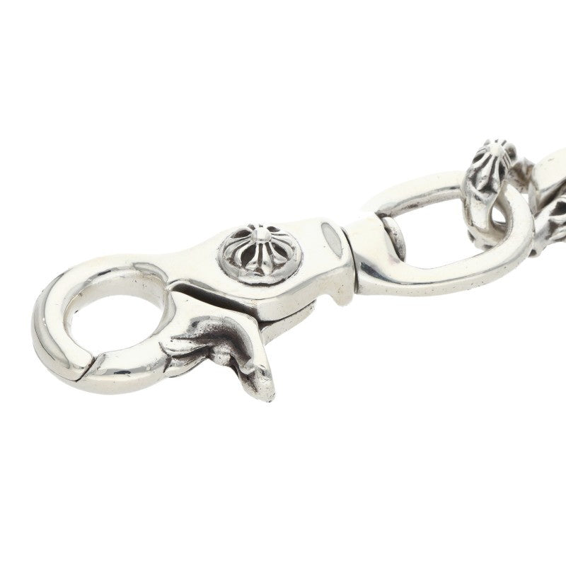 Chrome Hearts CLP CHN FANCY-L Silver Key Chain Wallet Size ONE SIZE