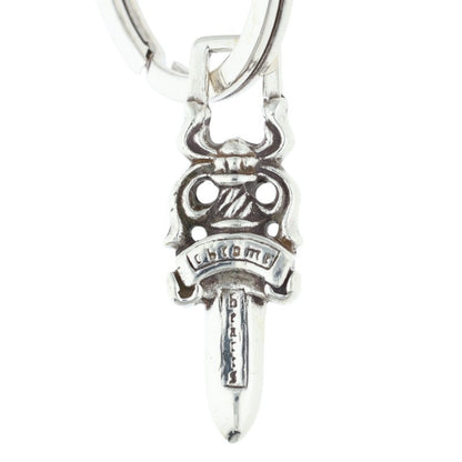 Chrome Hearts Short Extra Fancy Link Key Chain Wallet Silver