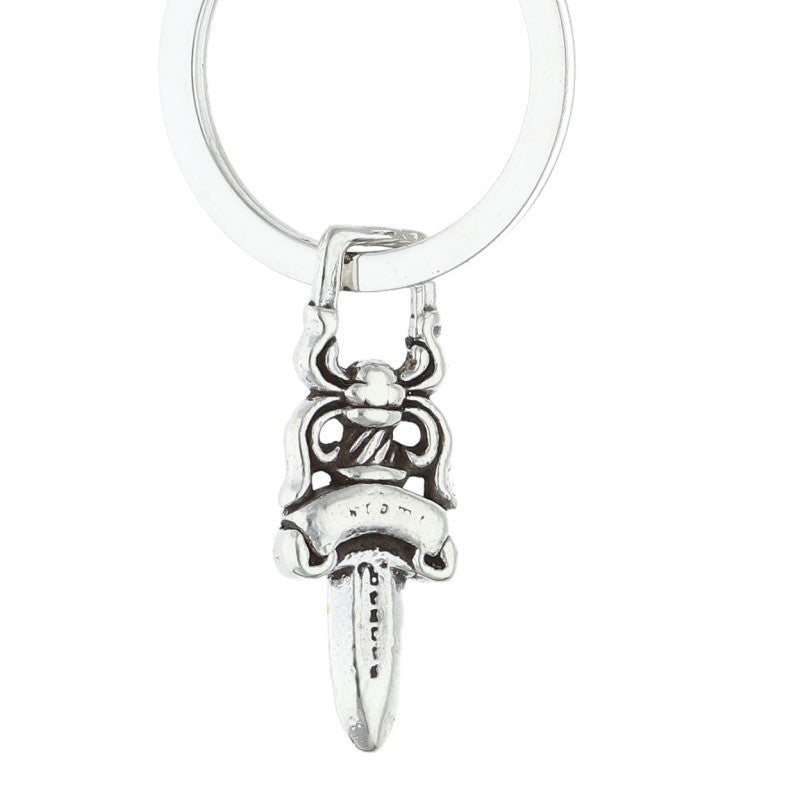 Chrome Hearts Long Fancy Link Silver Key Chain Wallet Size ONE SIZE