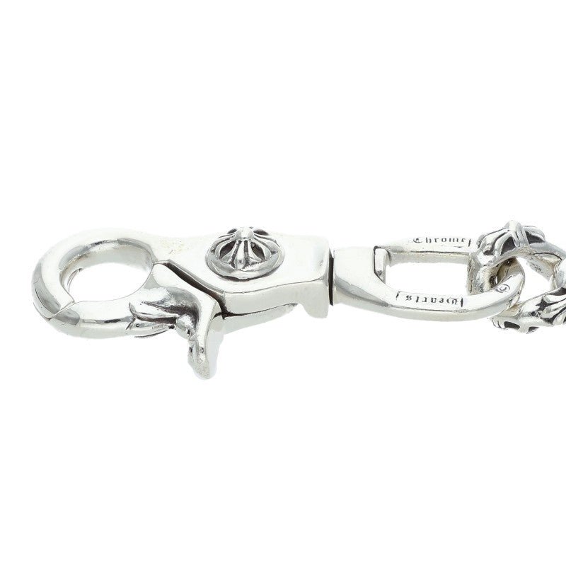 Chrome Hearts Long Fancy Link Silver Key Chain Wallet Size ONE SIZE