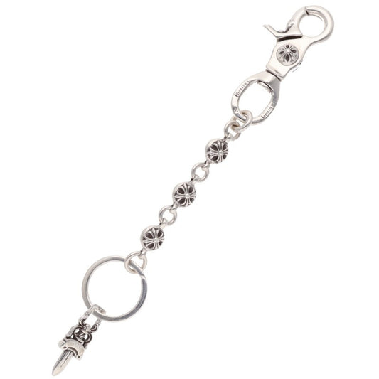 Chrome Hearts #2 Cross Ball 3D Silver Keychain Wallet