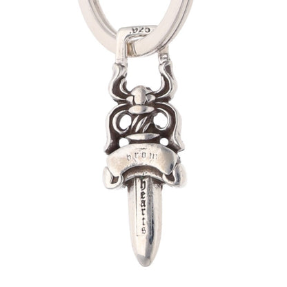 Chrome Hearts #2 Cross Ball 3D Silver Keychain Wallet