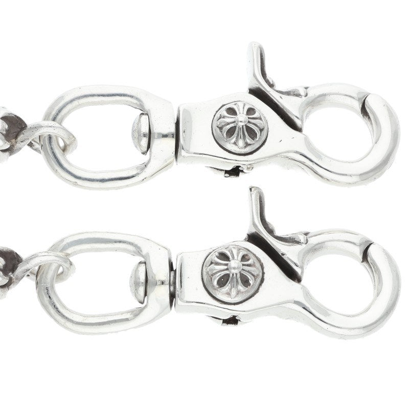 Chrome Hearts 2-Clip Short Roller Wallet Chain Size 6LINK