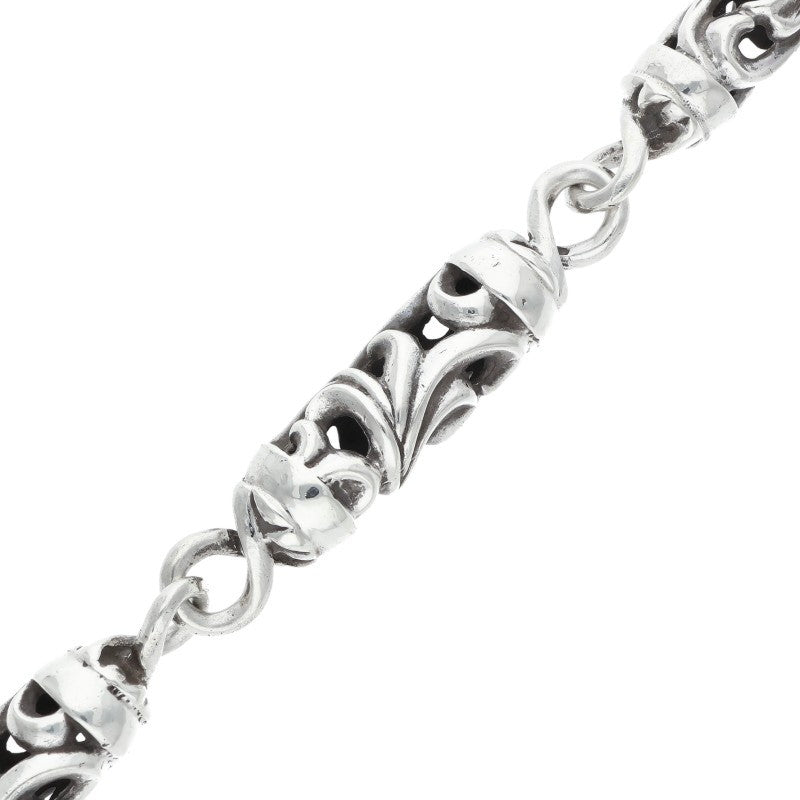 Chrome Hearts 2-Clip Short Roller Wallet Chain Size 6LINK