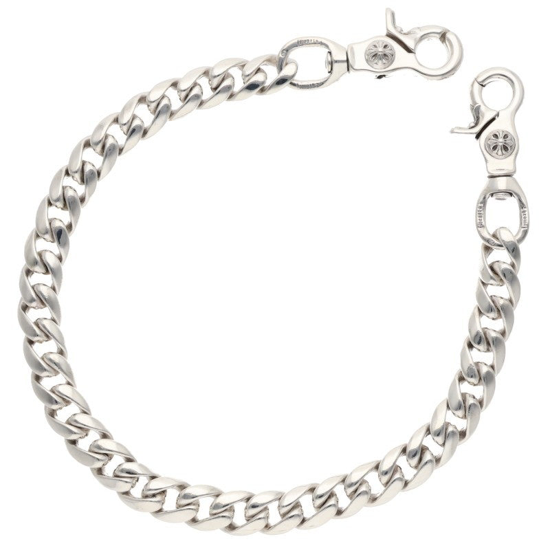 Chrome Hearts 2-Clip Long Classic Wallet Chain Size Silver