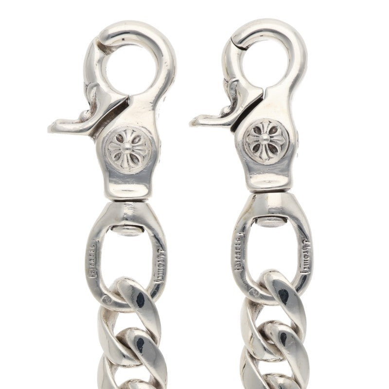 Chrome Hearts 2-Clip Long Classic Wallet Chain Size Silver