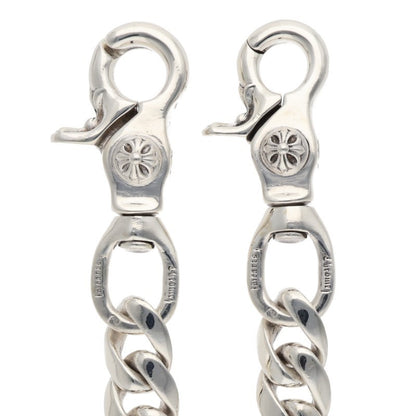 Chrome Hearts 2-Clip Long Classic Wallet Chain Size Silver