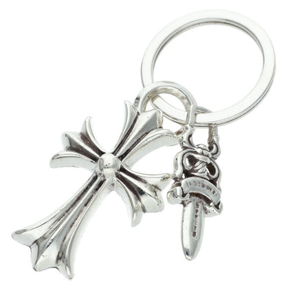 Chrome Hearts CH Cross #5 Dagger Key Ring Size ONE SIZE