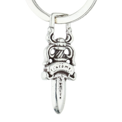 Chrome Hearts CH Cross #5 Dagger Key Ring Size ONE SIZE