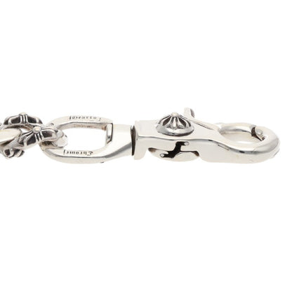 Chrome Hearts 1-Clip Short Fancy Wallet Chain Size Silver