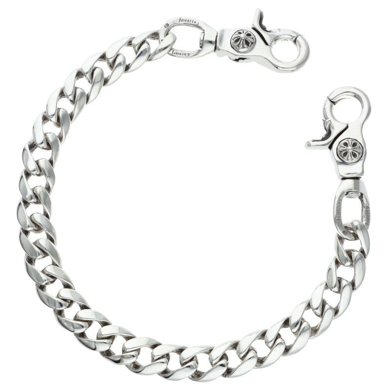Chrome Hearts 2-Clip Short Wallet Chain Size ONE SIZE Silver