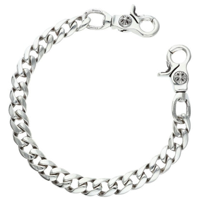 Chrome Hearts 2-Clip Short Wallet Chain Size ONE SIZE Silver