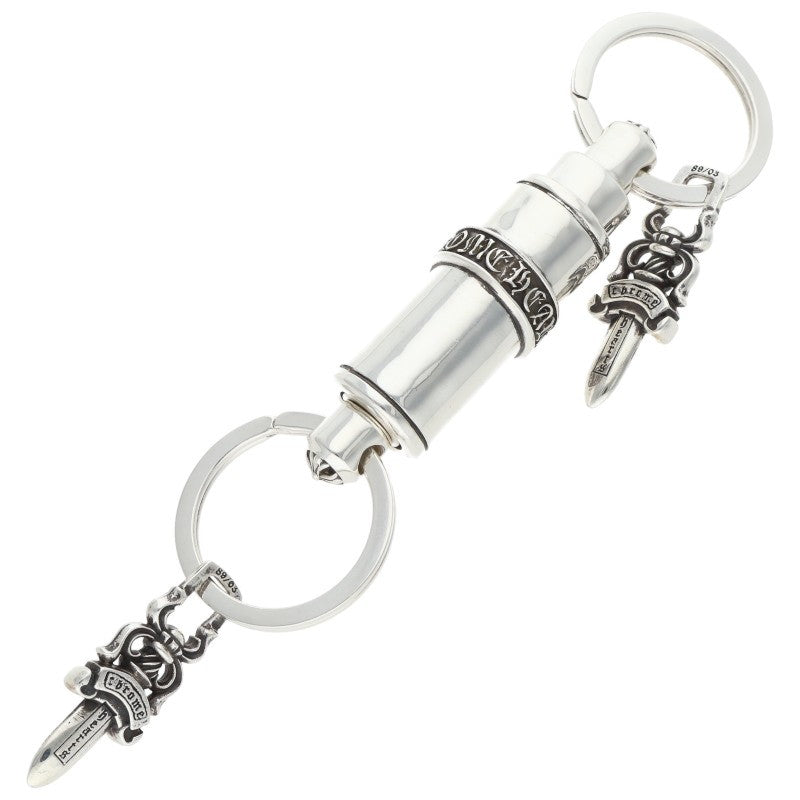 Chrome Hearts KEYRING VALET Silver Keyring Size ONE SIZE