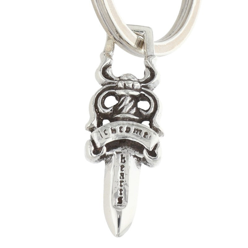 Chrome Hearts Large Cross #5 Silver Keyring Size ONE SIZE