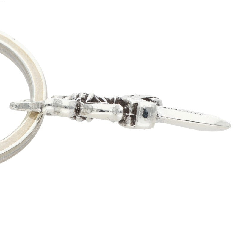 Chrome Hearts Large Cross #5 Silver Keyring Size ONE SIZE
