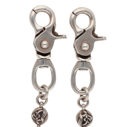Chrome Hearts 2BALL LONG-T Silver Wallet Chain Size ONE SIZE