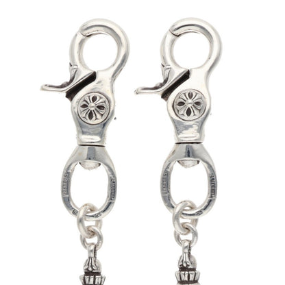 Chrome Hearts 2-Clip Long Barrel Wallet Chain Size ONE SIZE