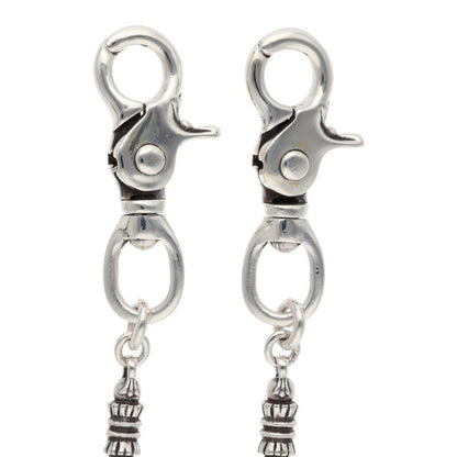 Chrome Hearts 2-Clip Long Barrel Wallet Chain Size ONE SIZE