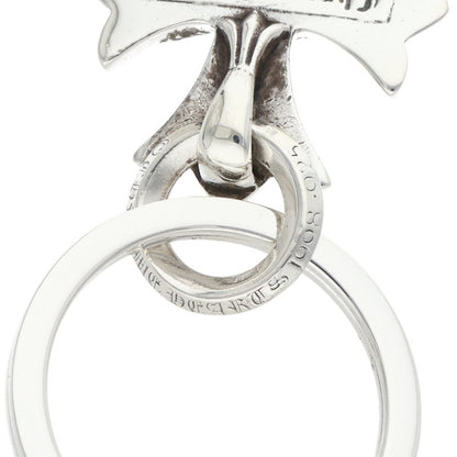 Chrome Hearts CH Cross #5 Dagger Key Ring Size ONE Silver