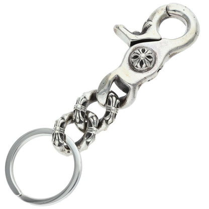Chrome Hearts Short Extra Keychain Silver Wallet Size ONE SIZE