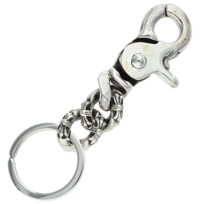 Chrome Hearts Short Extra Keychain Silver Wallet Size ONE SIZE
