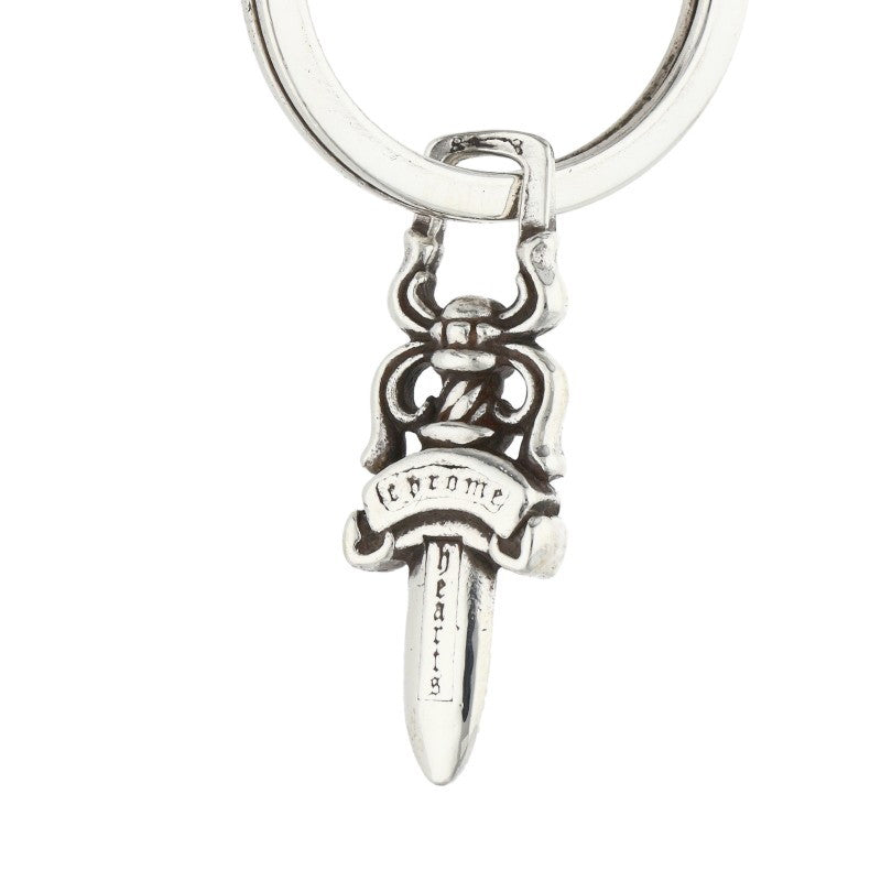 Chrome Hearts Silver Short Extra Key Chain Wallet Size ONE SIZE
