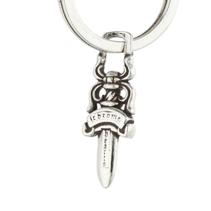 Chrome Hearts Silver Short Extra Key Chain Wallet Size ONE SIZE