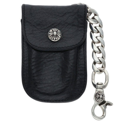 Chrome Hearts Crossball Leather Key Key Chain Wallet Size ONE SIZE