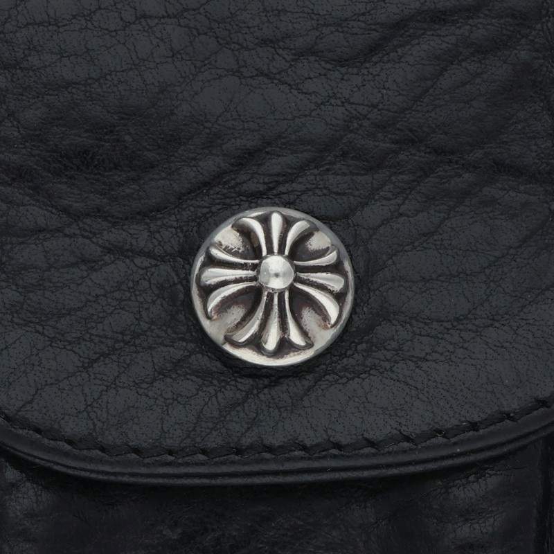 Chrome Hearts Crossball Leather Key Key Chain Wallet Size ONE SIZE