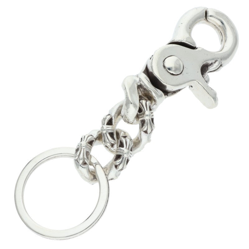 Chrome Hearts CLP CHN XFANCY-S Silver Keychain Wallet Size ONE SIZE