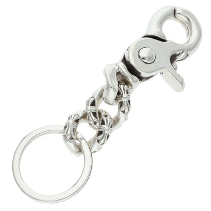 Chrome Hearts CLP CHN XFANCY-S Silver Keychain Wallet Size ONE SIZE