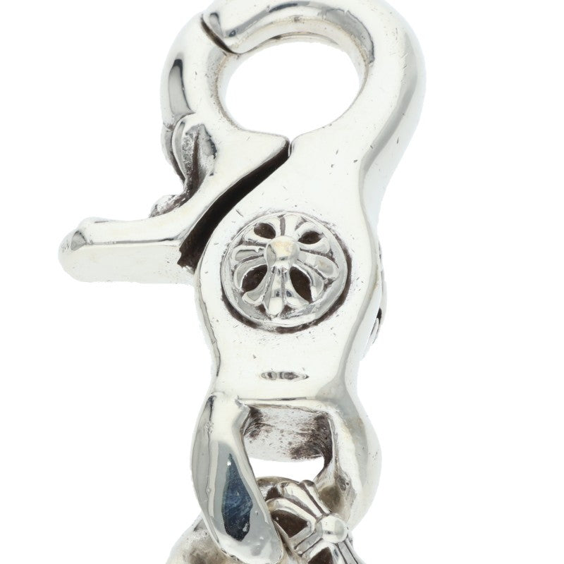 Chrome Hearts CLP CHN XFANCY-S Silver Keychain Wallet Size ONE SIZE